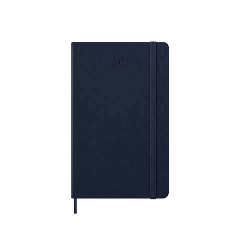 2027 Weekly Diary Hard Cover Large | Sapphire Blue