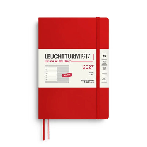 2027 Cherry Weekly Planner & Notebook | A5 Softcover