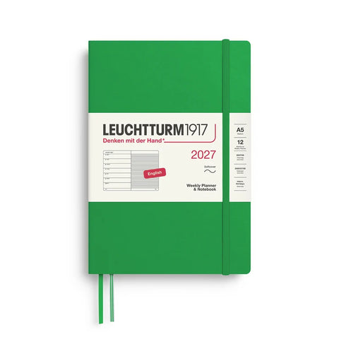 2027 Spring Leaf Weekly Planner & Notebook  | A5 Softcover