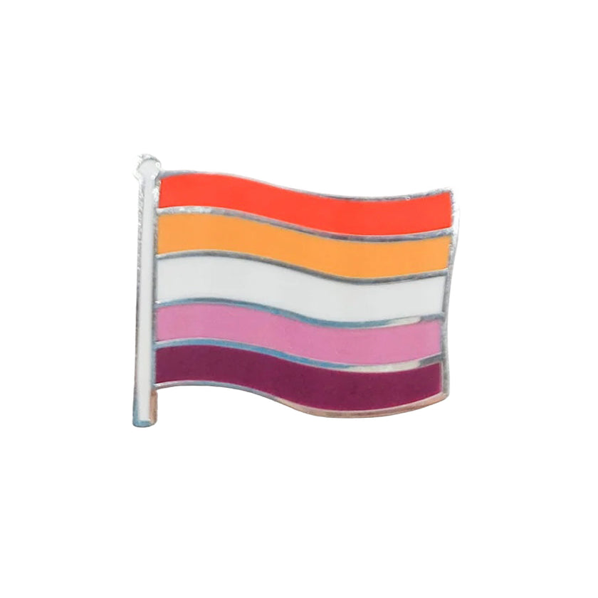 Lesbian Flag Pride Pin from Red Parka | Unique gifts and lifestyle ...