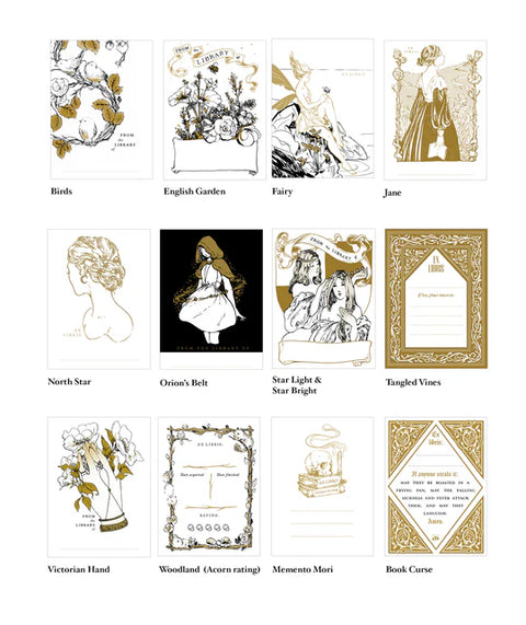Mixed Bookplates Box Set of 25