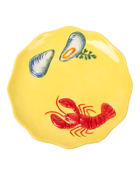 Seaview Stoneware Lobster Plate