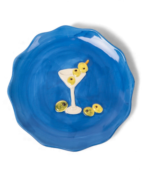Seaview Stoneware Cocktail Plate