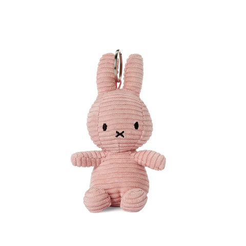 Pink Miffy Keychain | Eco Corduroy | 10 cm