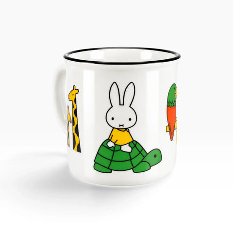 Retro Miffy Mug with Animals