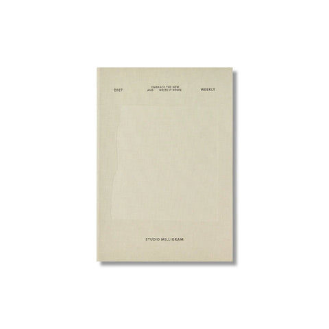 2027 Weekly Agenda Diary - Mint