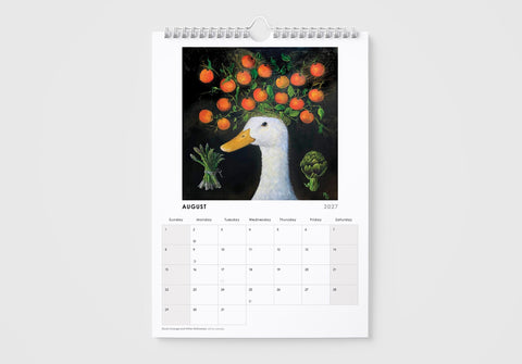 Minky Grant 2027 Wall Calendar