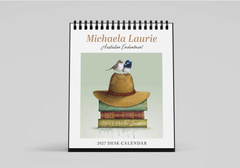 Michaela Laurie 2027 Desk Calendar