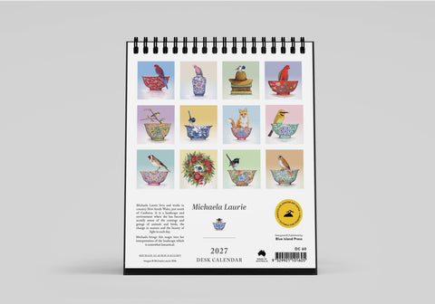 Michaela Laurie 2027 Desk Calendar
