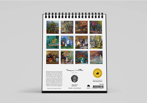 Margaret Olley 2027 Desk Calendar