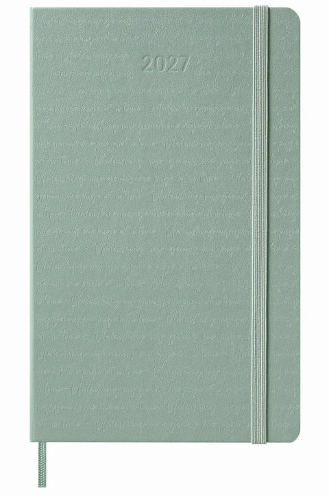 2027 Sage Green Large Daily Hard Cover Diary