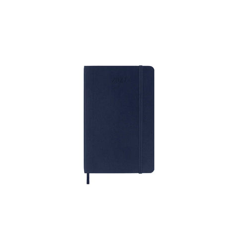 2027 Weekly Diary Soft Cover Pocket Sapphire Blue