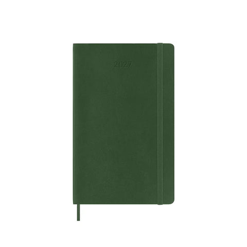 2027 Weekly Diary Soft Cover Large Myrtle Green