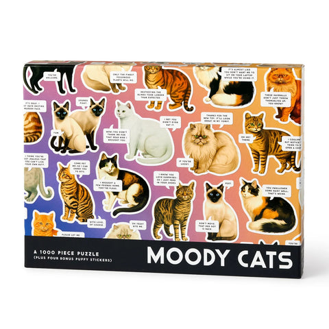 Moody Cats Puzzle - 1000pc