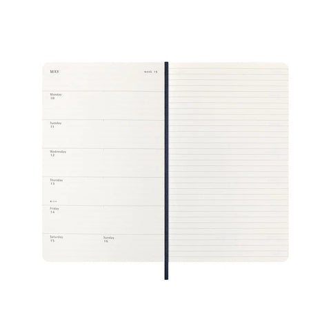 2027 Weekly Diary Soft Cover Large | Sapphire Blue