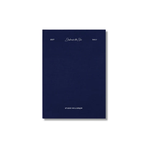 2027 Daily Ruled Diary - Navy