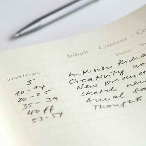 A5 Medium Dotted Navy Soft Cover Notebook