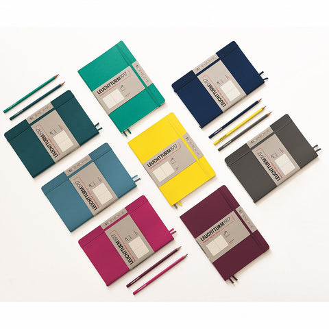 A5 Medium Plain Port Red Soft Cover Notebook