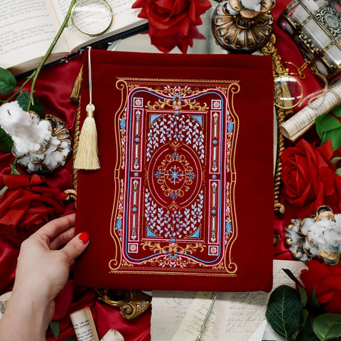 Literati Crimson Book Sleeve