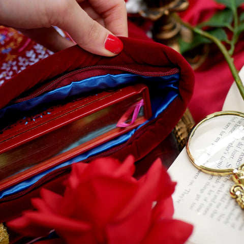 Literati Crimson Book Sleeve