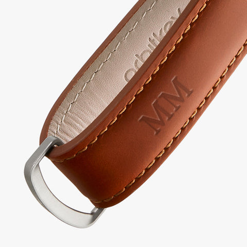 Cognac with Tan Stitching Key Organiser