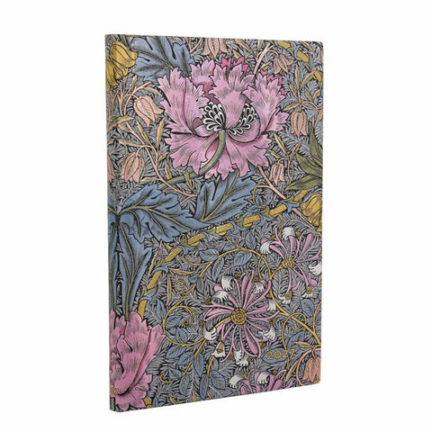 Morris Pink Honeysuckle Mini Daily Hardcover Diary 2027