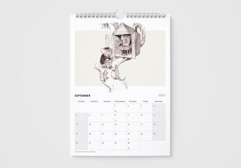 Norman Lindsay The Magic Pudding & Artful Cats 2027 Wall Calendar