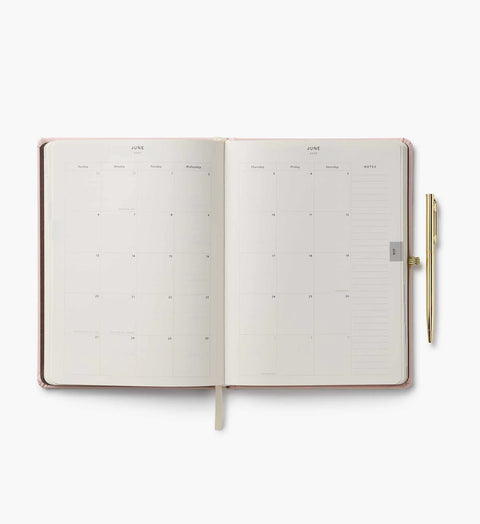 2027 Weekly Hardcover Planner with Pen - Paisley