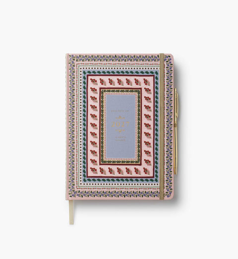 2027 Weekly Hardcover Planner with Pen - Paisley
