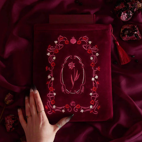 Persephone Booksleeve - Wine
