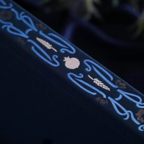 Persephone Lined Journal - Hades Blue