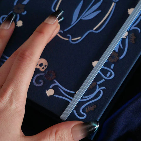 Persephone Dotted Journal - Hades Blue