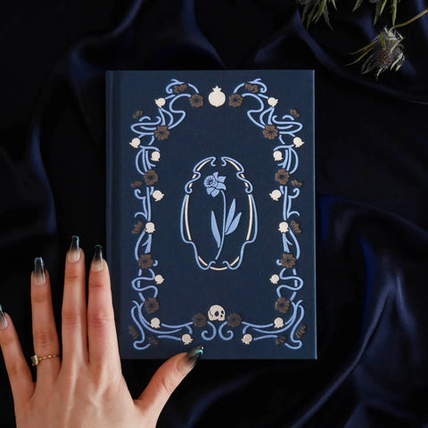 Persephone Lined Journal - Hades Blue