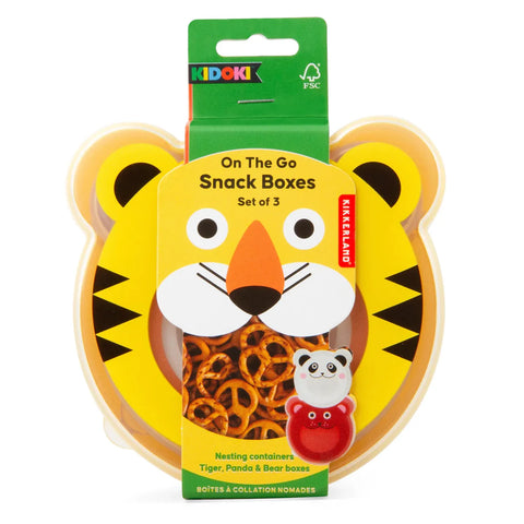 On the Go Snack Boxes Set of 3