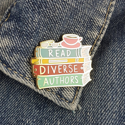 Read Diverse Authors Lapel Pin