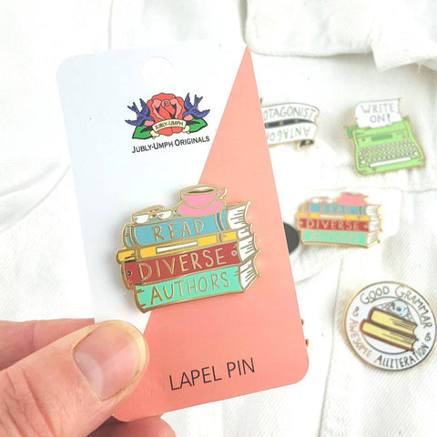 Read Diverse Authors Lapel Pin