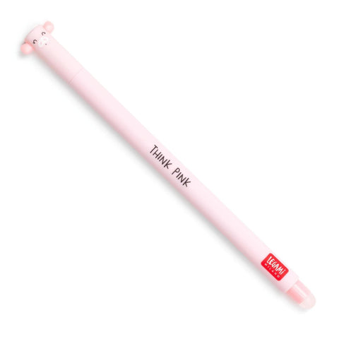 Piggy Erasable Pen - Pink Ink