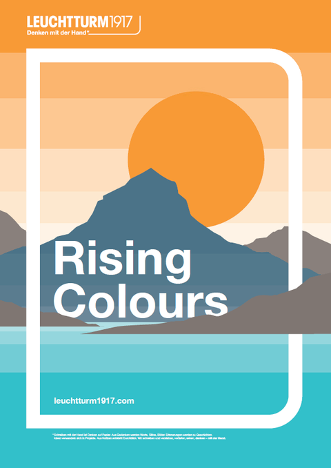 A5 Medium Lined Aquamarine Hard Cover Notebook