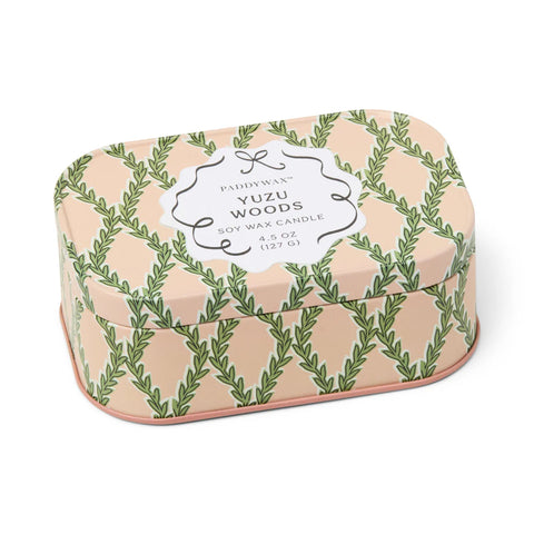 Cherie Candle Tin | Yuzu Woods | 4.5 oz