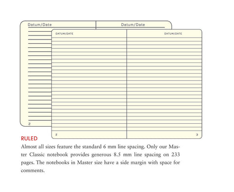 A5 Medium Lined Mint Green Hard Cover Notebook