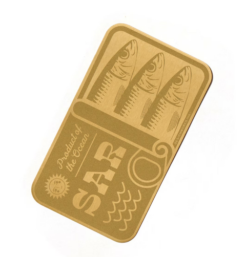 Sardines Brass Bookmark