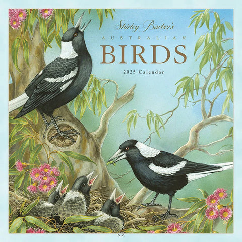 Shirley Barber's Australian Birds Calendar 2025
