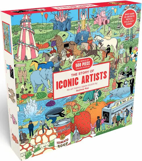 The Story of Iconic Artists 500 pieces