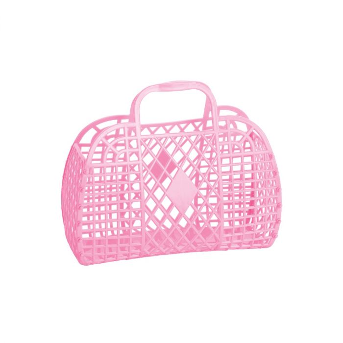 Mini Pink Retro Basket Bubblegum