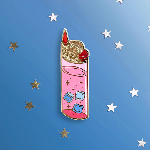 Slow Burn Romance Lighter Pin