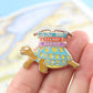 Slow And Steady Reader Lapel Pin