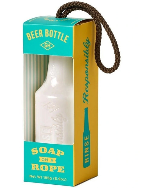 Beer Bottle Soap on a Rope