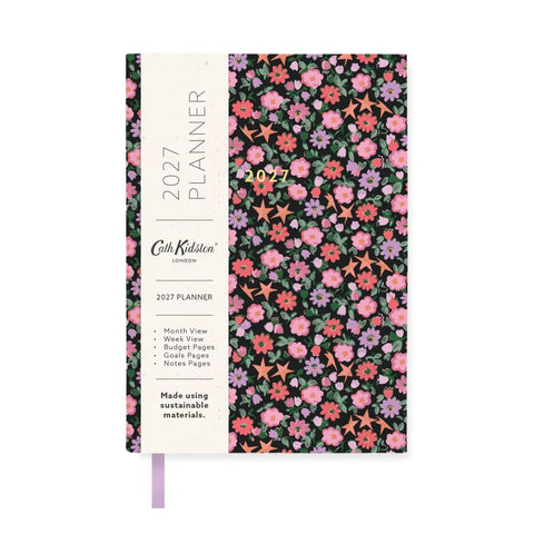 2027 Cath Kidston Weekly Diary - Stars and Flowers