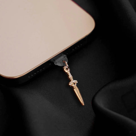 Sword Dust Plug - Gold