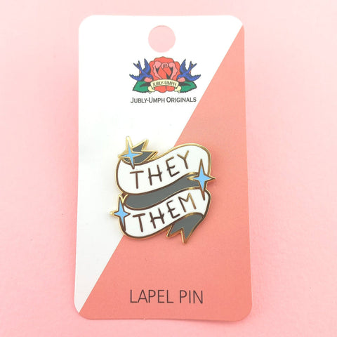 They/Them Pronoun Pin